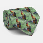 Cravate Motif de la nature de Croisière de coq (Roulé)