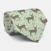 Cravate Motif de la nature de la feuille de cerf (Roulé)