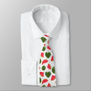 Cravate Motif de la pastèque rouge