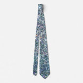 Cravate motif de la soirée de faux parties scintillant (Dos)