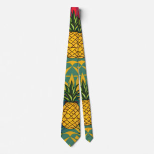 Cravate Motif de l'ananas 
