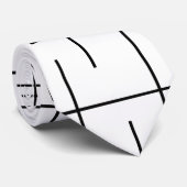 Cravate Motif de ligne (Roulé)