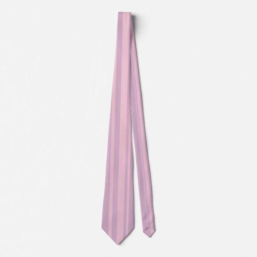 Cravate Motif de ligne violet et rose (Devant)