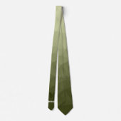 Cravate Motif de maillage géométrique vert clair de l'armé (Dos)