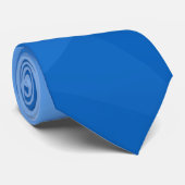 Cravate Motif de maille géométrique à dégradé bleu clair (Roulé)