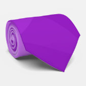 Cravate Motif de maille géométrique à dégradé violet (Roulé)