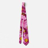 Cravate Motif de marguerite rose (Dos)