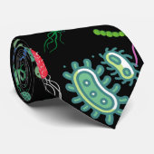 Cravate Motif de microbiologiste (Roulé)