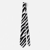 Cravate Motif de mode classique Zebra Print Stripe (Devant)