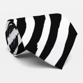 Cravate Motif de mode classique Zebra Print Stripe (Roulé)