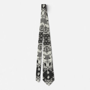 Cravate Motif de mode exclusif noir et blanc