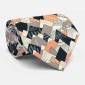 Cravate Motif de montagne de style scandinave (Roulé)