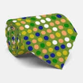 Cravate Motif de mosaïque de Pointe Retro (Roulé)