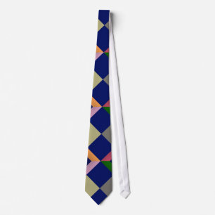Cravate Motif de mosaïque géométrique #2