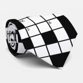 Cravate Motif de mot de passe (Roulé)