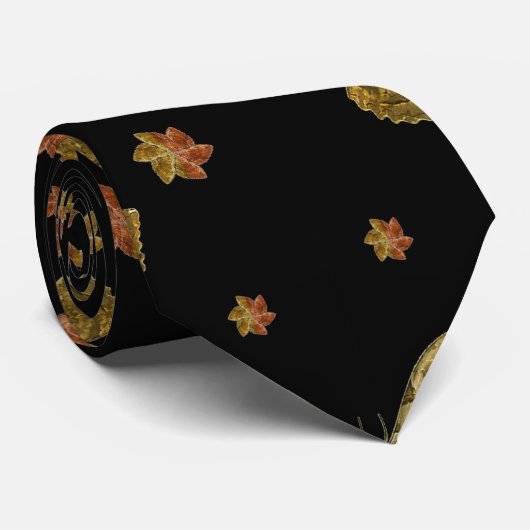 Cravate Motif de motif d'insectes (Roulé)
