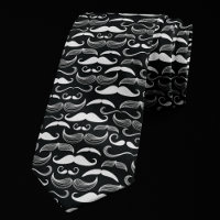 Motif de moustache noire et blanche de hipster bra