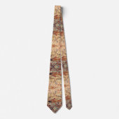 Cravate Motif de mur de briques (Devant)