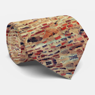Cravate Motif de mur de briques