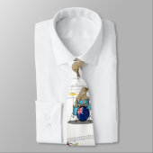 Cravate Motif de musique de Kiwi NZ (Attaché)