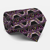 Cravate Motif de Natif américain (Roulé)