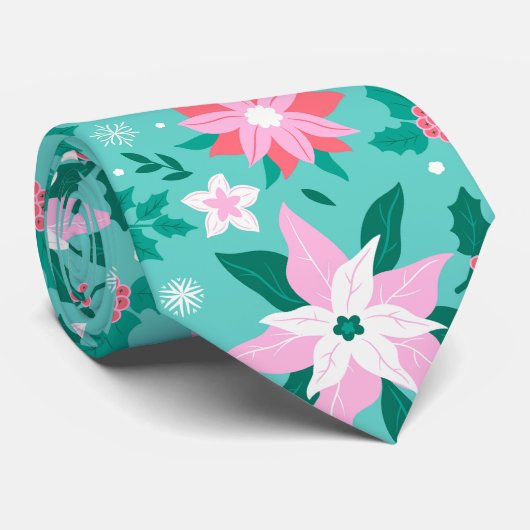 Cravate Motif de Noël (Roulé)