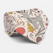 Cravate Motif de Noël (Roulé)