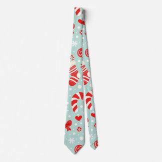 Cravate Motif de Noël esthétique Bonbon
