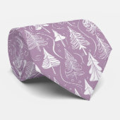 Cravate Motif de Noël pourpre n° 6 ID1009 (Roulé)