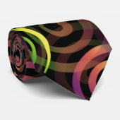 Cravate Motif de Noël Rainbow (Roulé)