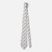 Cravate Motif de notes musicales mignonnes (Devant)