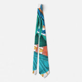 Cravate Motif de palme tropicale exotique (Dos)