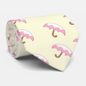 Cravate motif de parapluie goutte (Roulé)