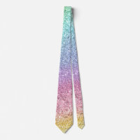 Motif de Parties scintillant Flashy Pastel Rainbow