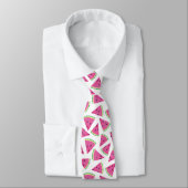 Cravate Motif de pastèque rose (Attaché)
