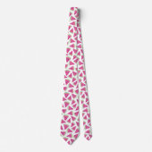 Cravate Motif de pastèque rose (Devant)
