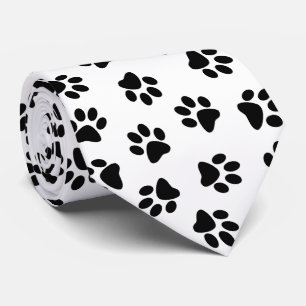 Cravate Motif De Pâtes, Paniers De Chien, Paniers Noirs