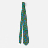 Cravate Motif de Peacock rétro (Dos)