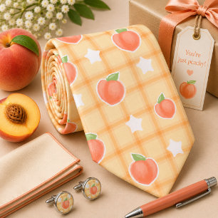 Cravate Motif de pêche d'été Kawaii