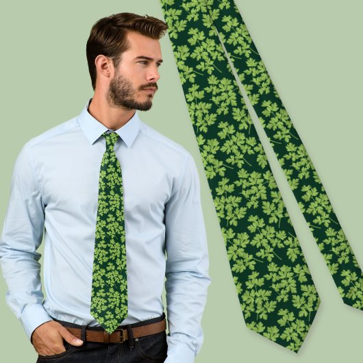 Cravate Motif de persil