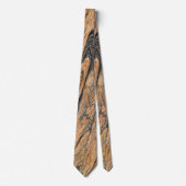 Cravate Motif de pierre de granite (Devant)