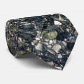 Cravate Motif de pierre de granite (Roulé)