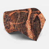 Cravate Motif de pierre de granite (Roulé)