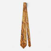Cravate Motif de pierre de granite (Devant)