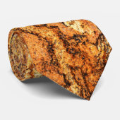 Cravate Motif de pierre de granite (Roulé)