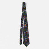 Cravate Motif de pilules multicolores (Dos)