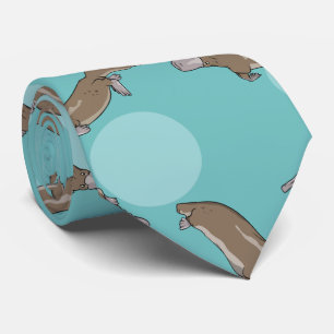 Cravate Motif de Platypus