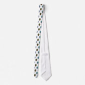 Cravate Motif de plume de paon (Dos)