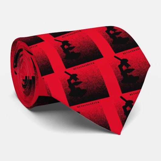 Cravate Motif de point de microscope (Roulé)