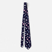 Cravate Motif de points Abstraits multicolores (Dos)